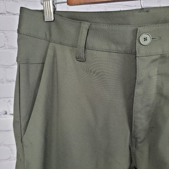 BYLT Green Everyday Pant 2.0 Stretch Tapered Premium Basic Size Medium M (31x30) - Picture 9 of 13